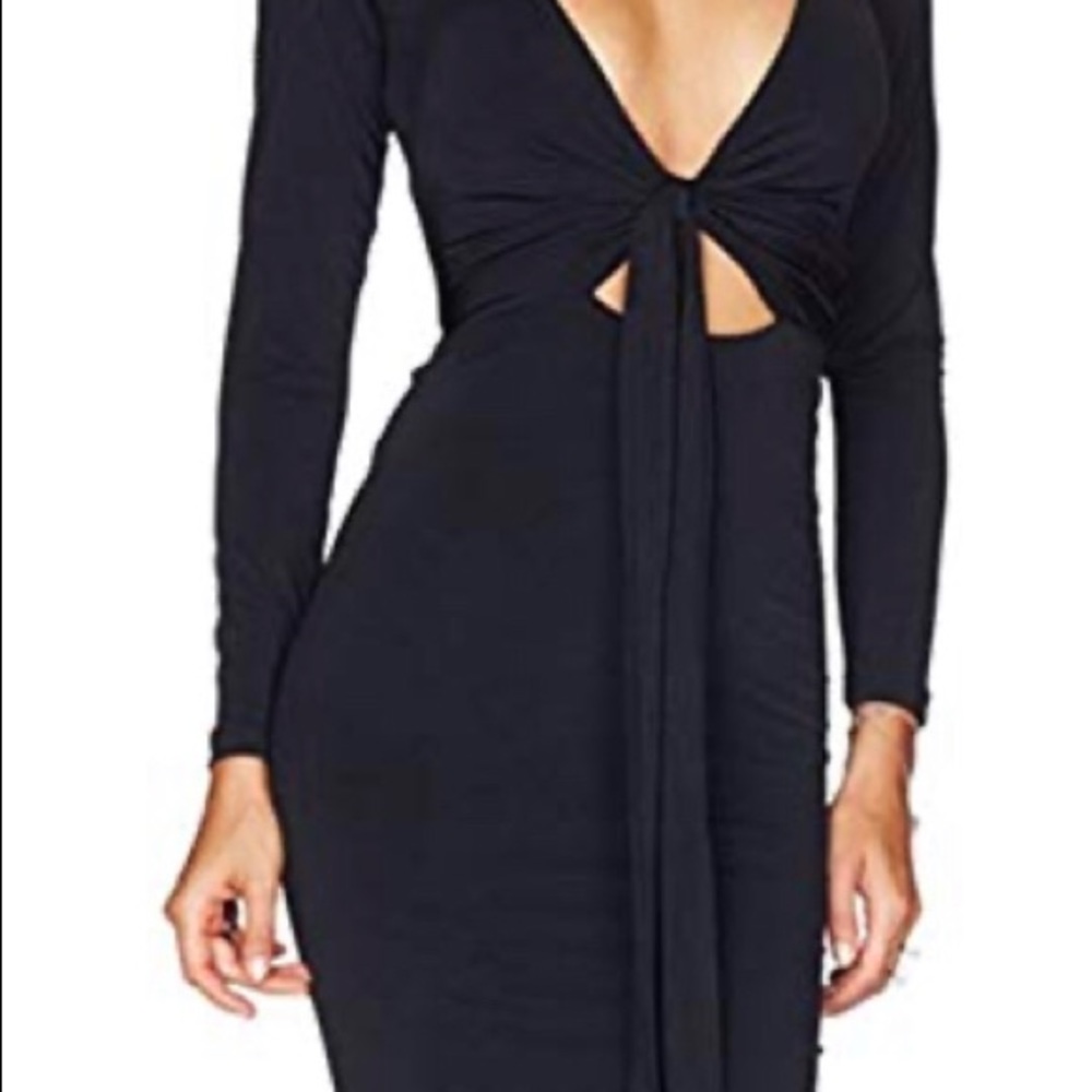 DO NOT BUY, TRADE WITH @minimalistic1  Sexy, Solid Long Sleeve Bodycon Dress.